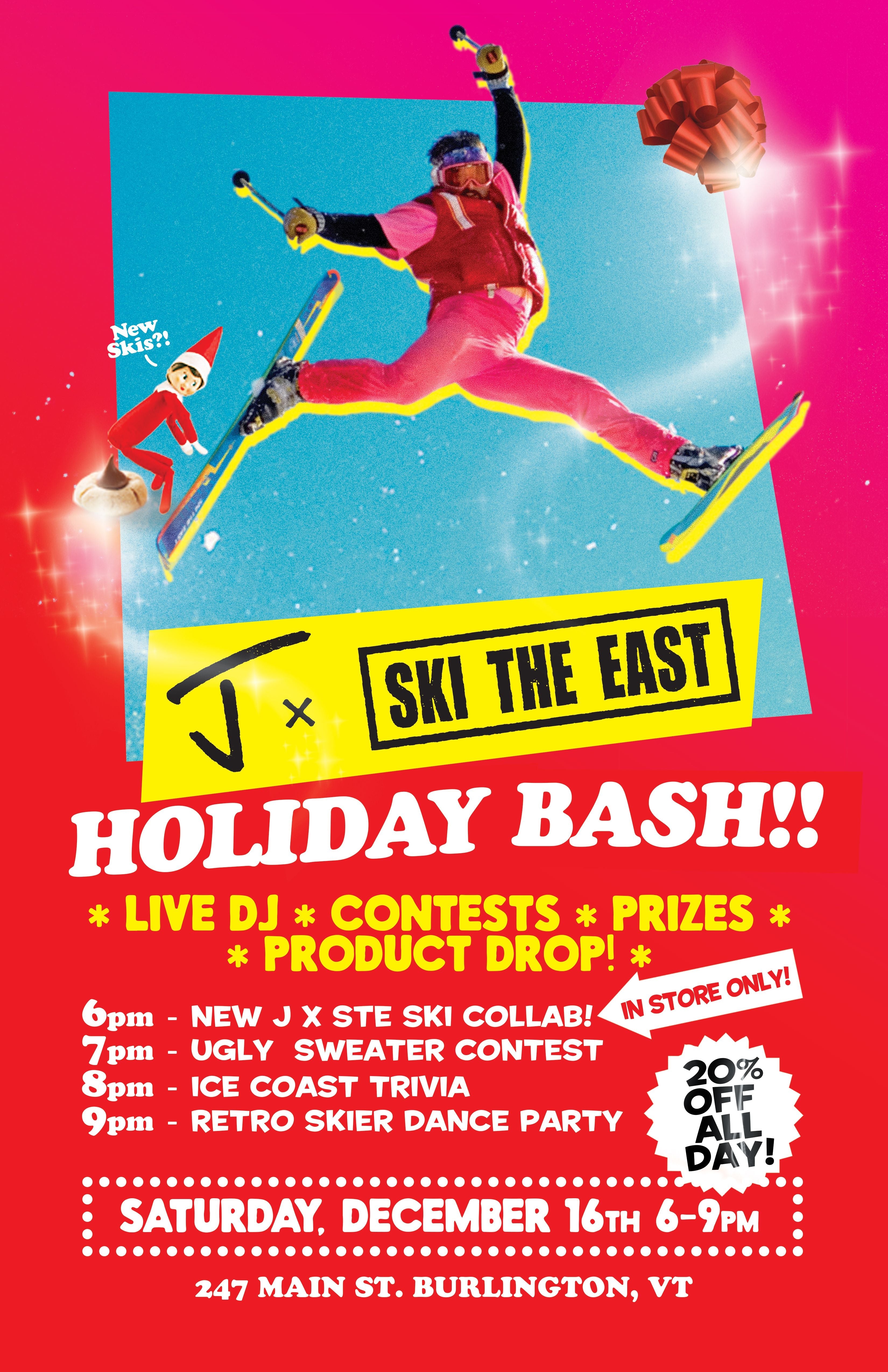 J x Ski The East Holiday Bash