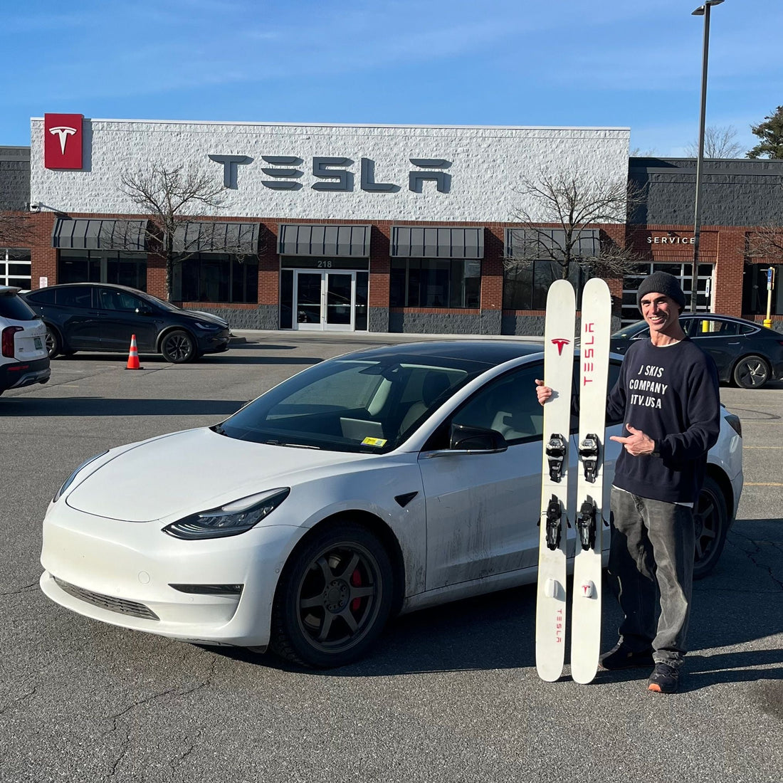 Tesla Powered Electric Ski
