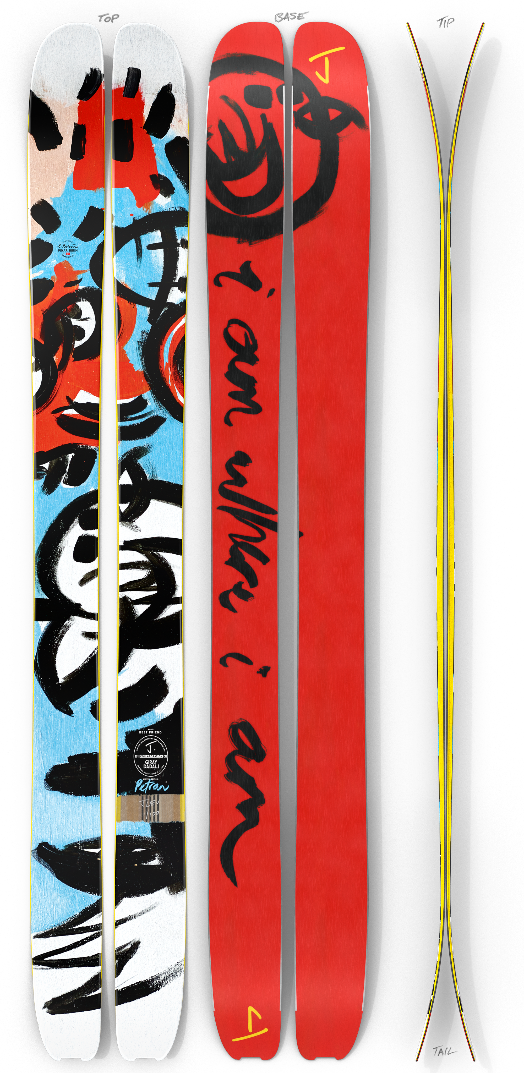 The Best Friend "PETRAN" Pinar Birim & Giray Dadali x J Collab Limited Edition Ski