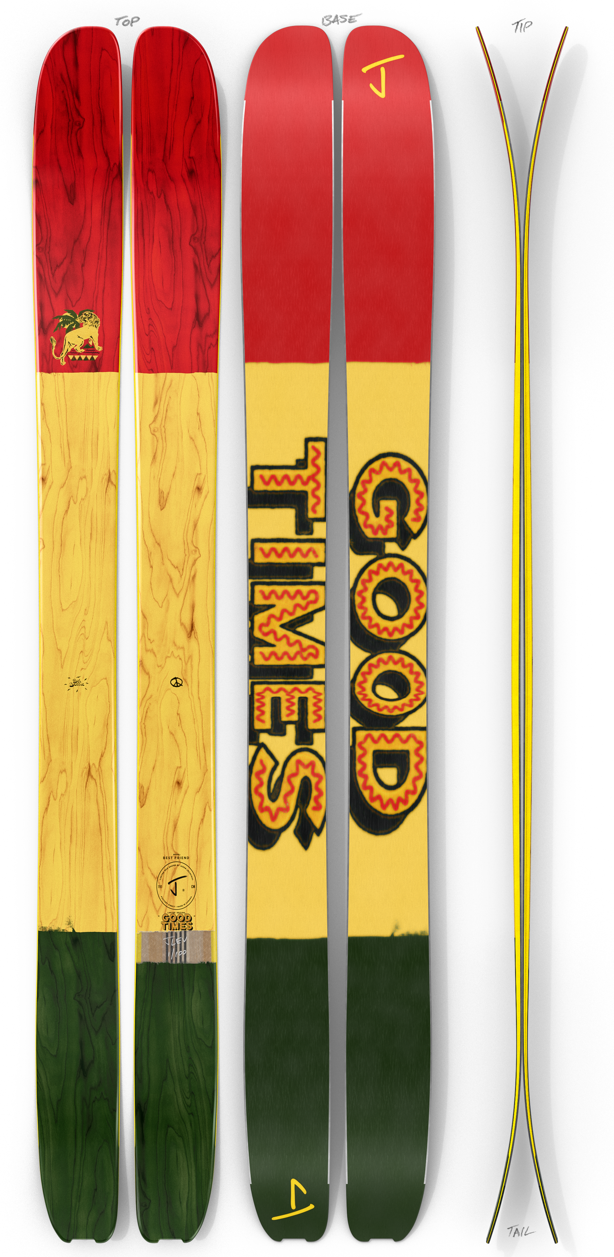 The Best Friend "GOOD TIMES" Limited Edition Ski