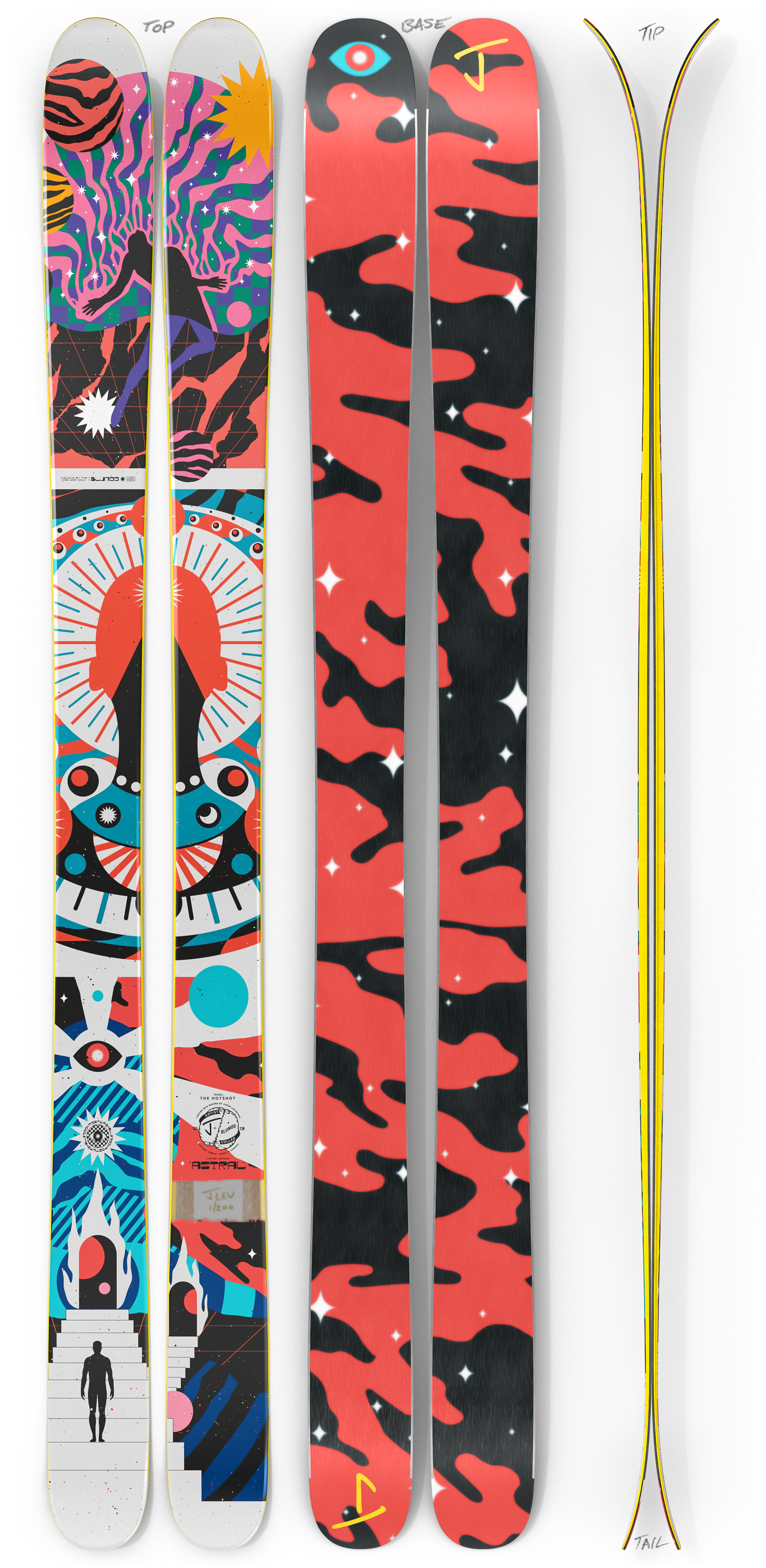 The Hotshot "ASTRAL" Blumoo x J Collab Limited Edition Ski