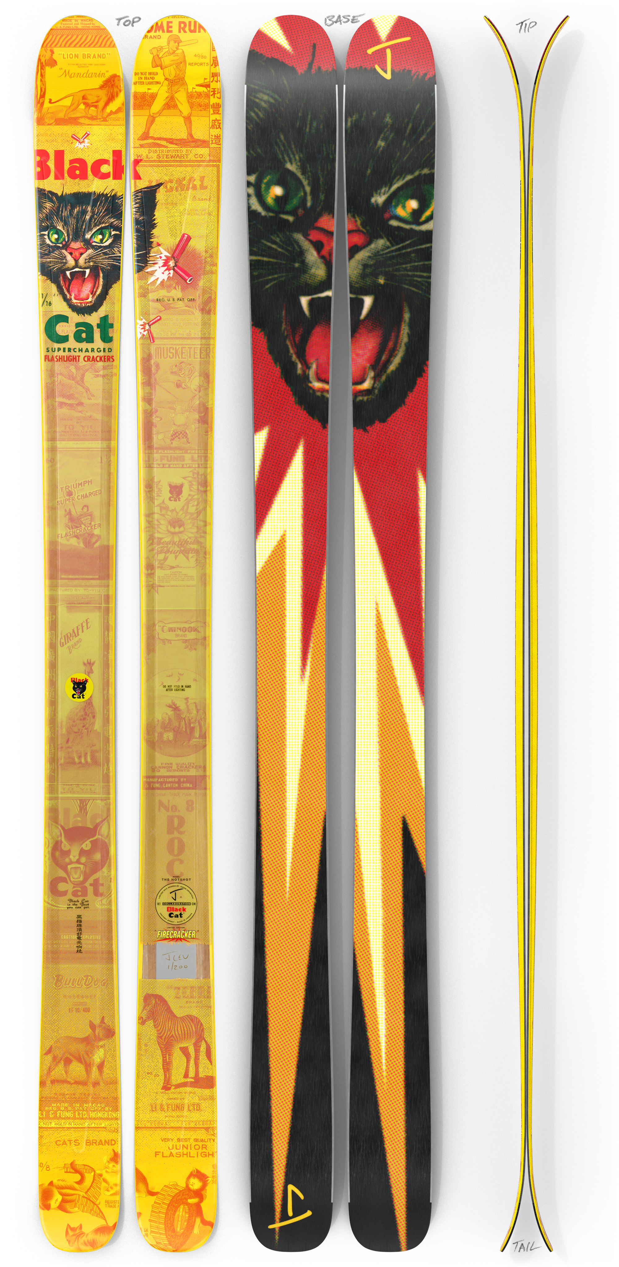 The Hotshot "FIRECRACKER" Black Cat Fireworks x J Collab