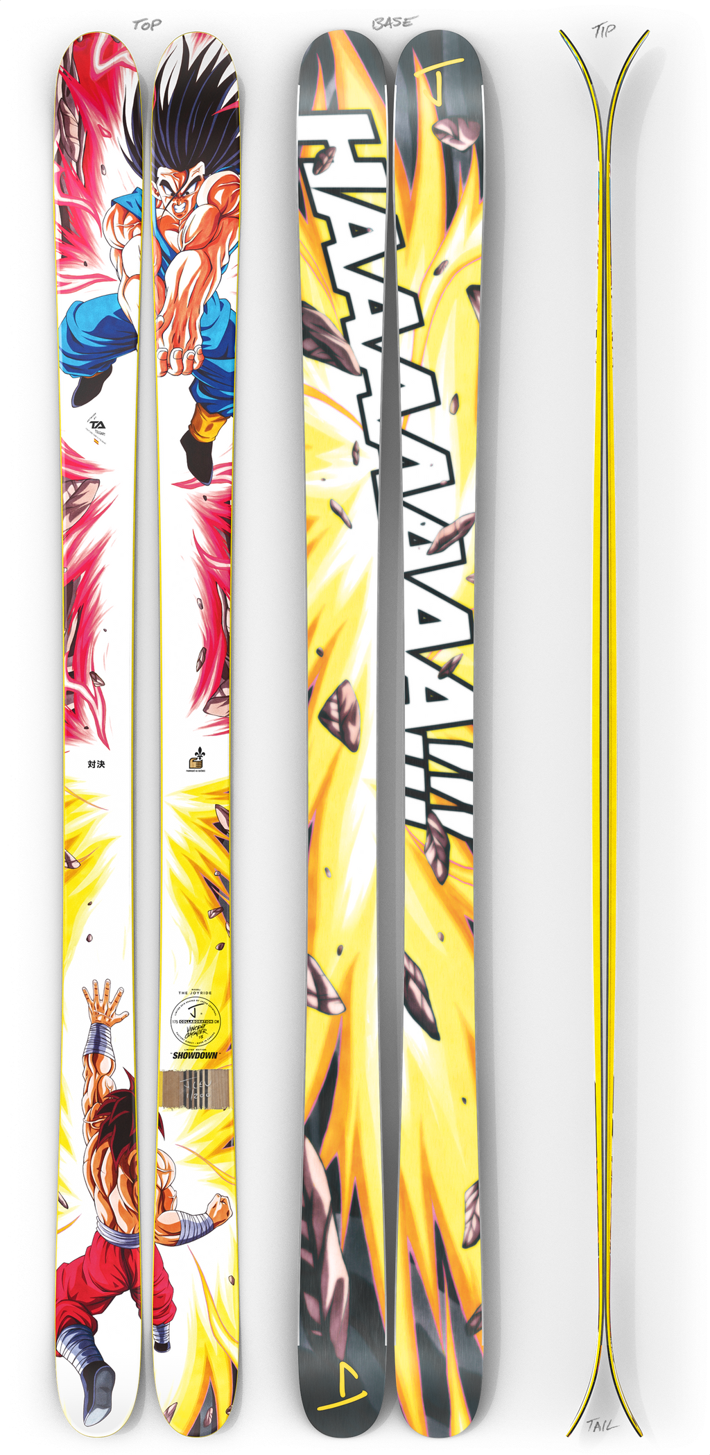 The Joyride "SHOWDOWN" Vinny Gagnier x J Collab Limited Edition Ski