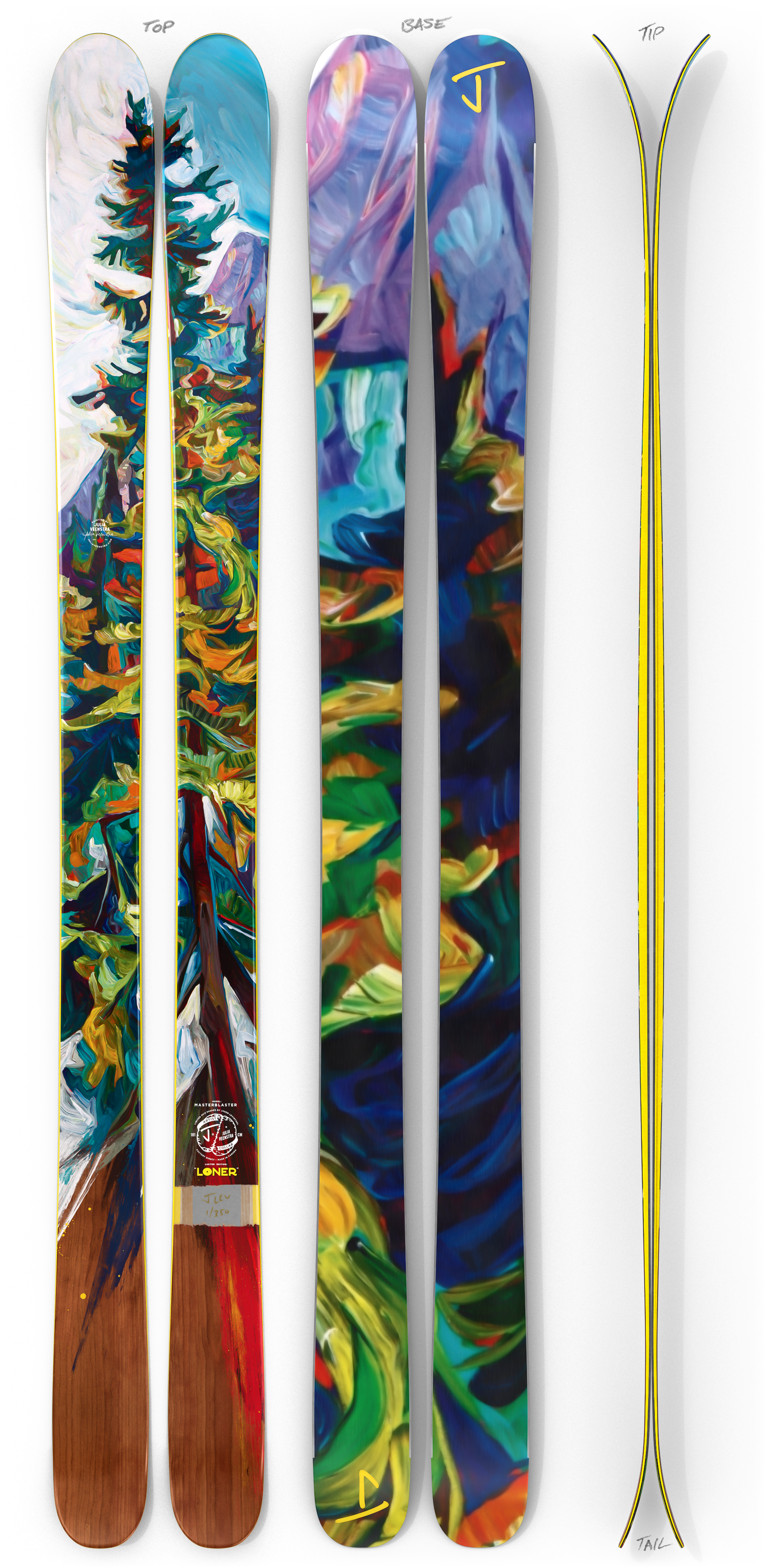 The Masterblaster "LONER" Julia Veenstra x J Collab Limited Edition Ski