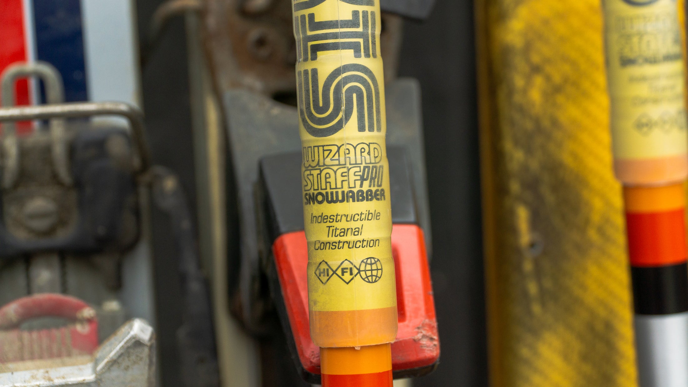 Wizard Staff Pro Adjustable Ski Poles "Retro"