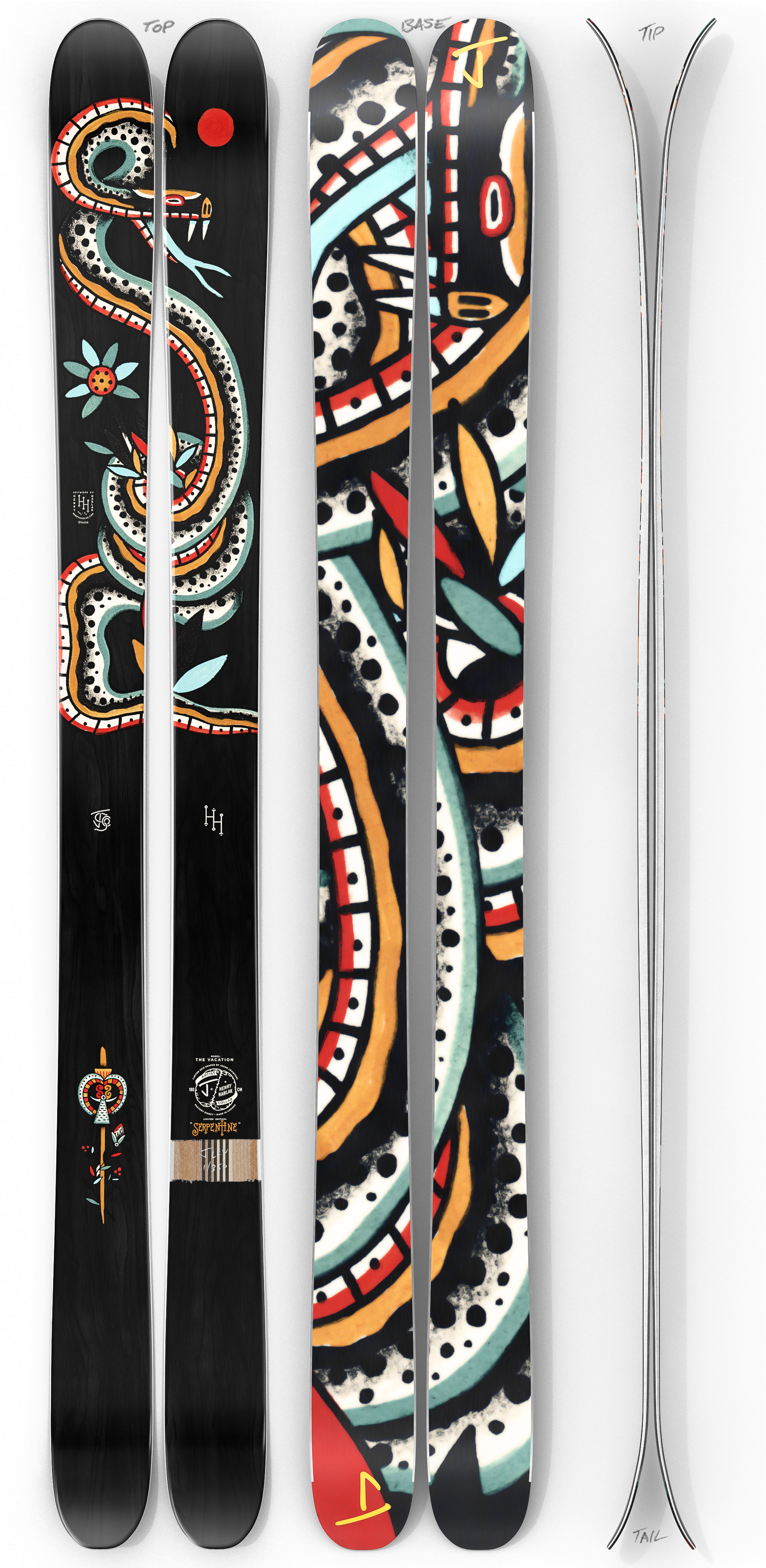 The Vacation "SERPENTINE" Henry Hablak x J Collab Limited Edition Ski