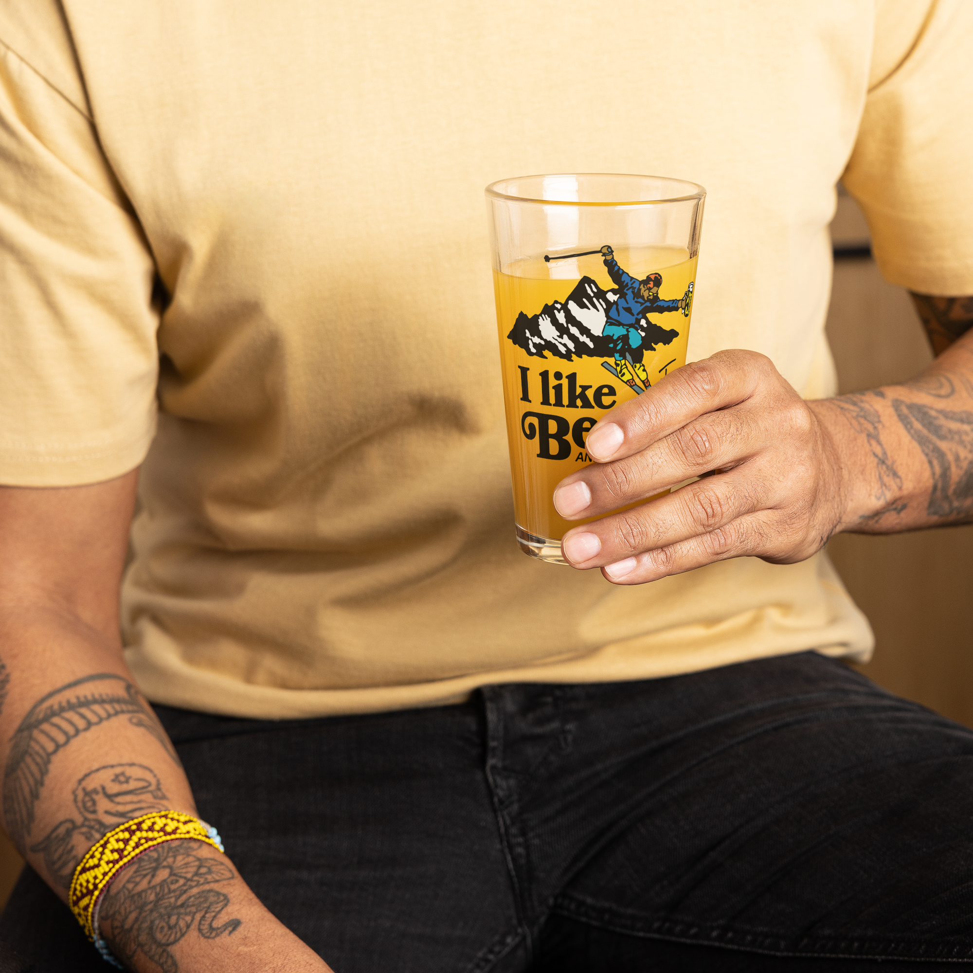 I Like Beer pint glass