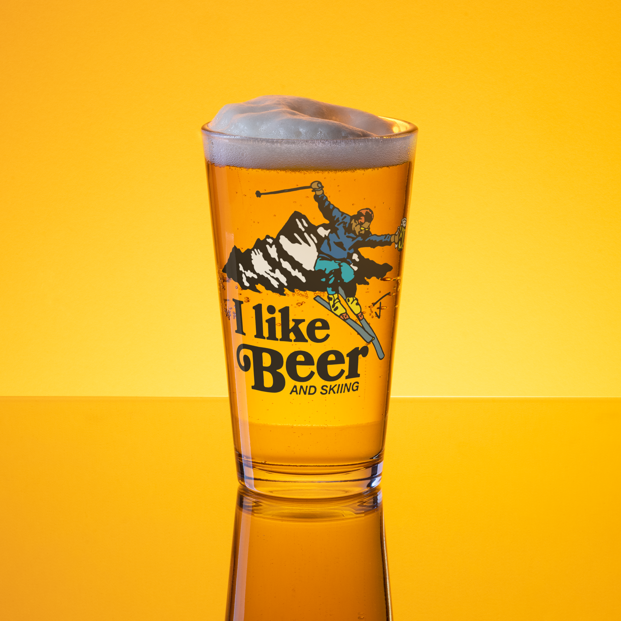 I Like Beer pint glass
