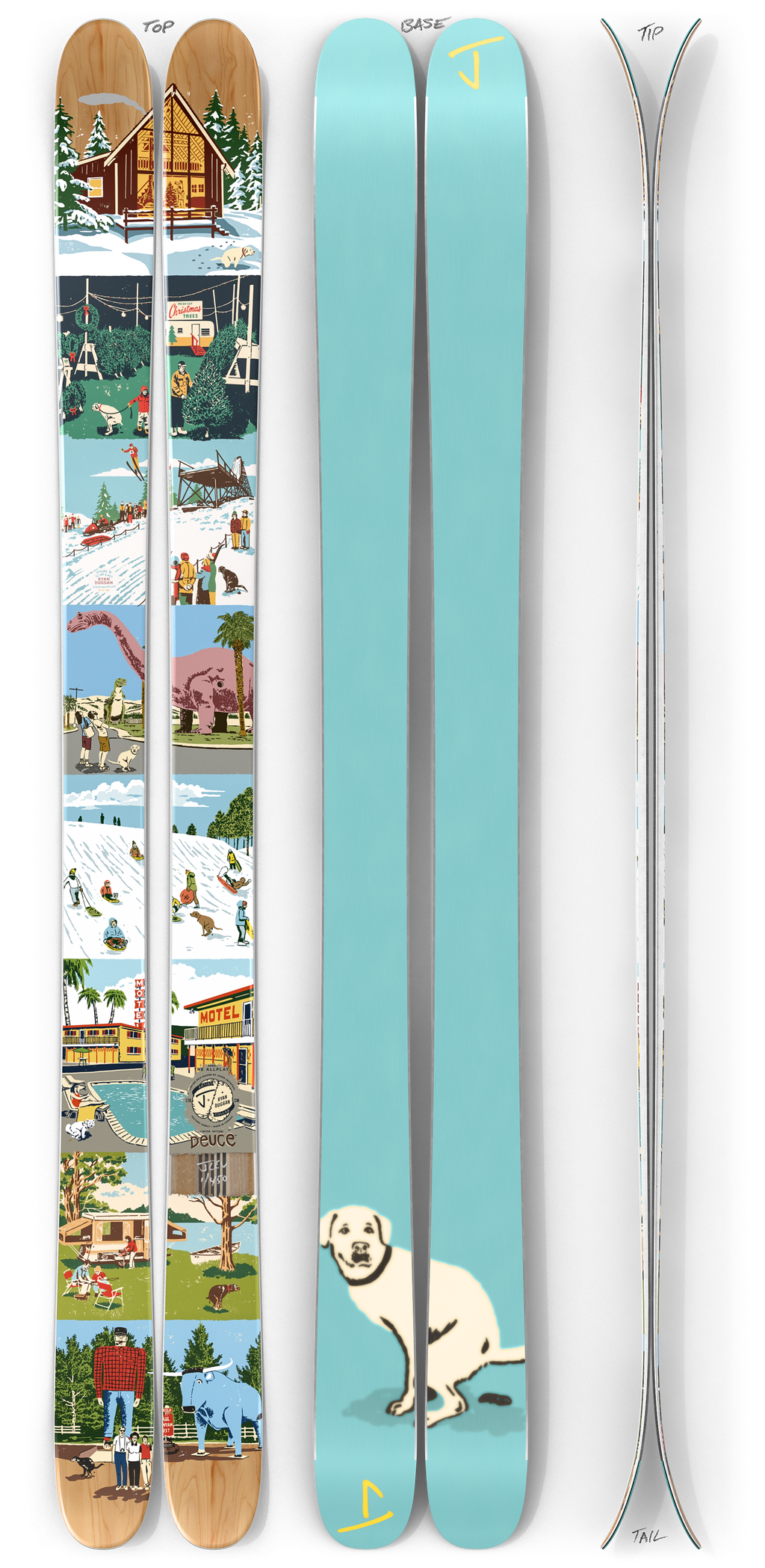 The Allplay "DEUCE" Ryan Duggan x J Collab Limited Edition Ski