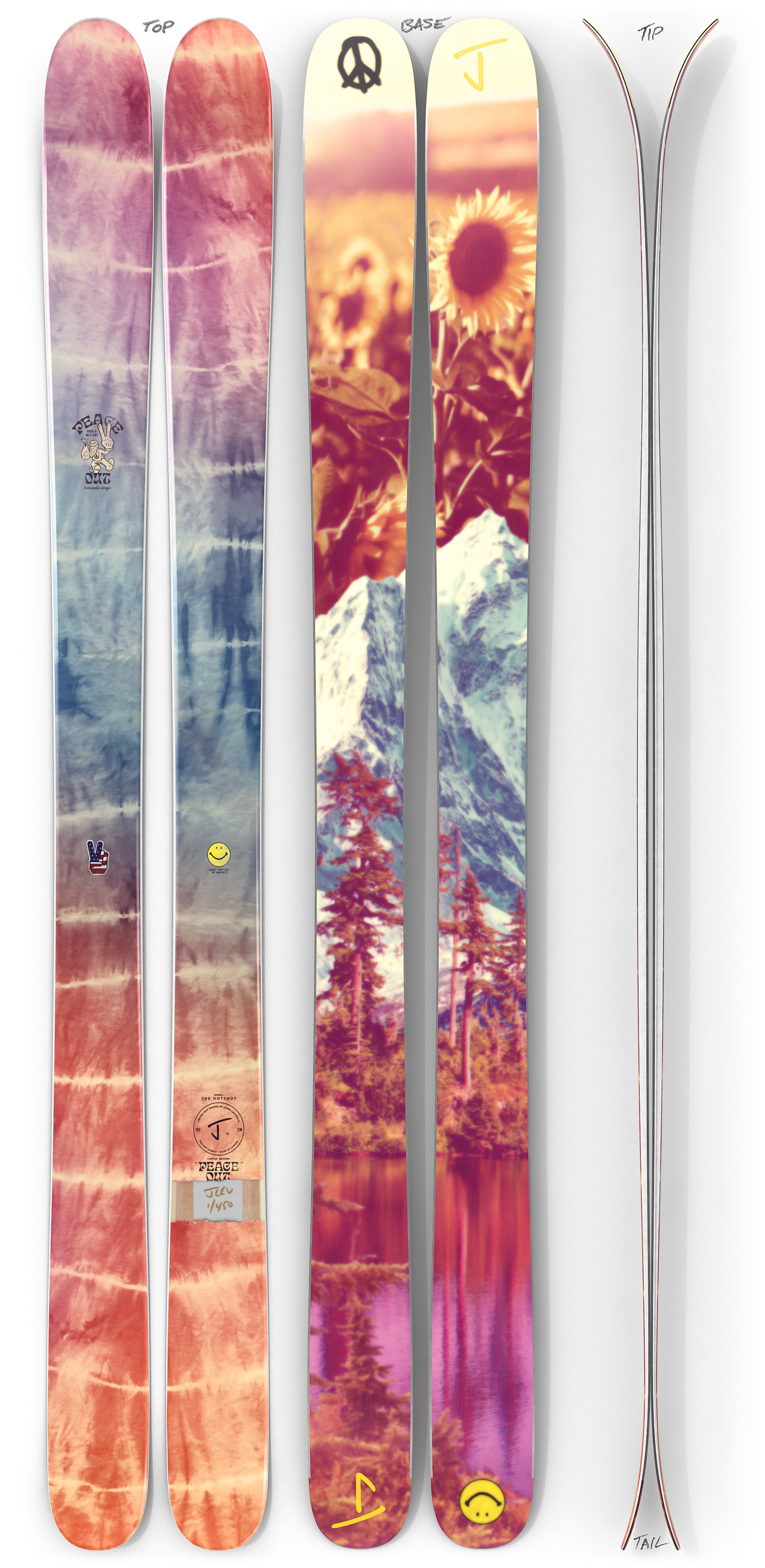 The Hotshot "PEACEOUT" Limited Edition Ski