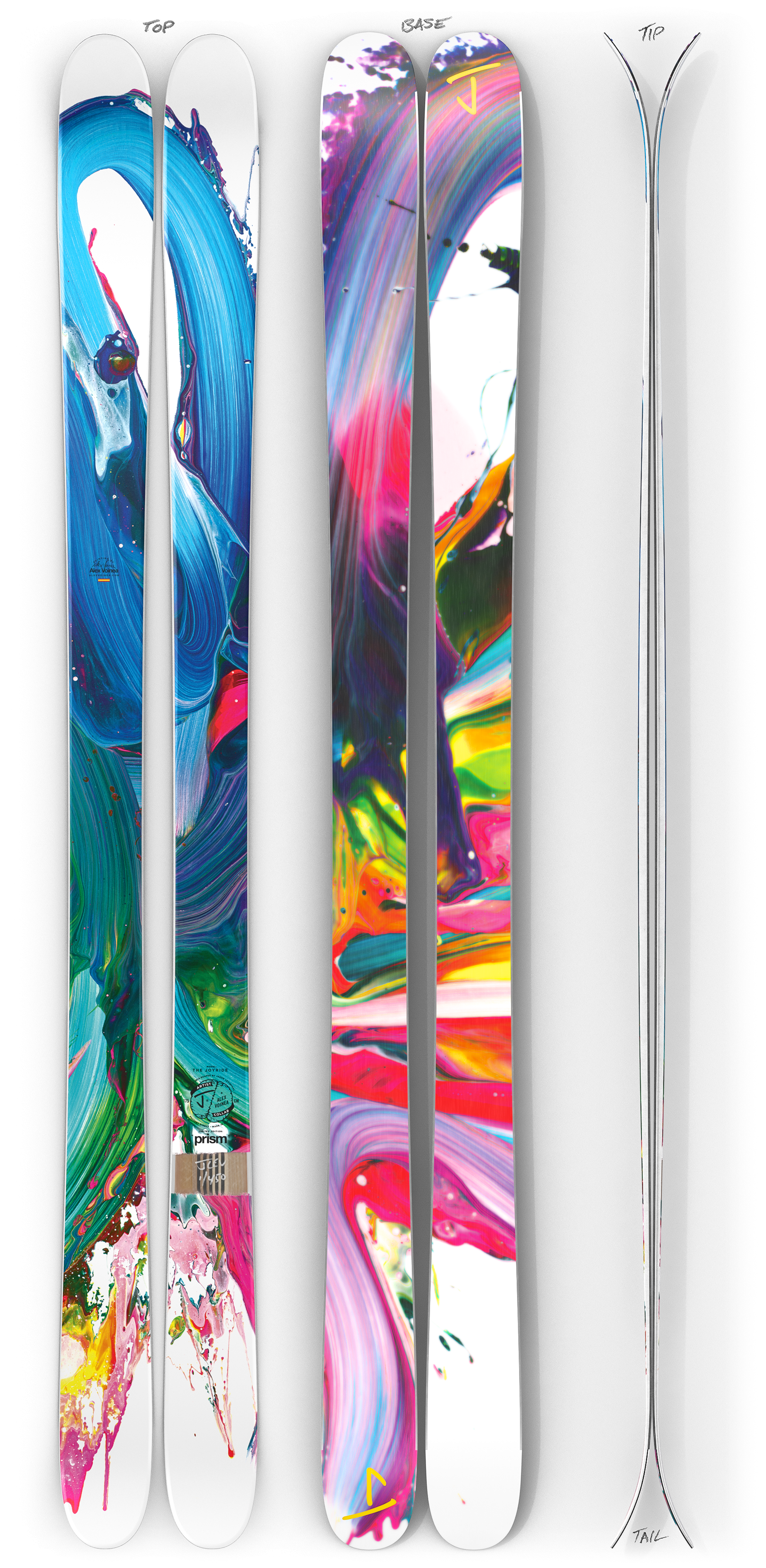 The Joyride "PRISM" Alex Voinea x J Collab Limited Edition Ski