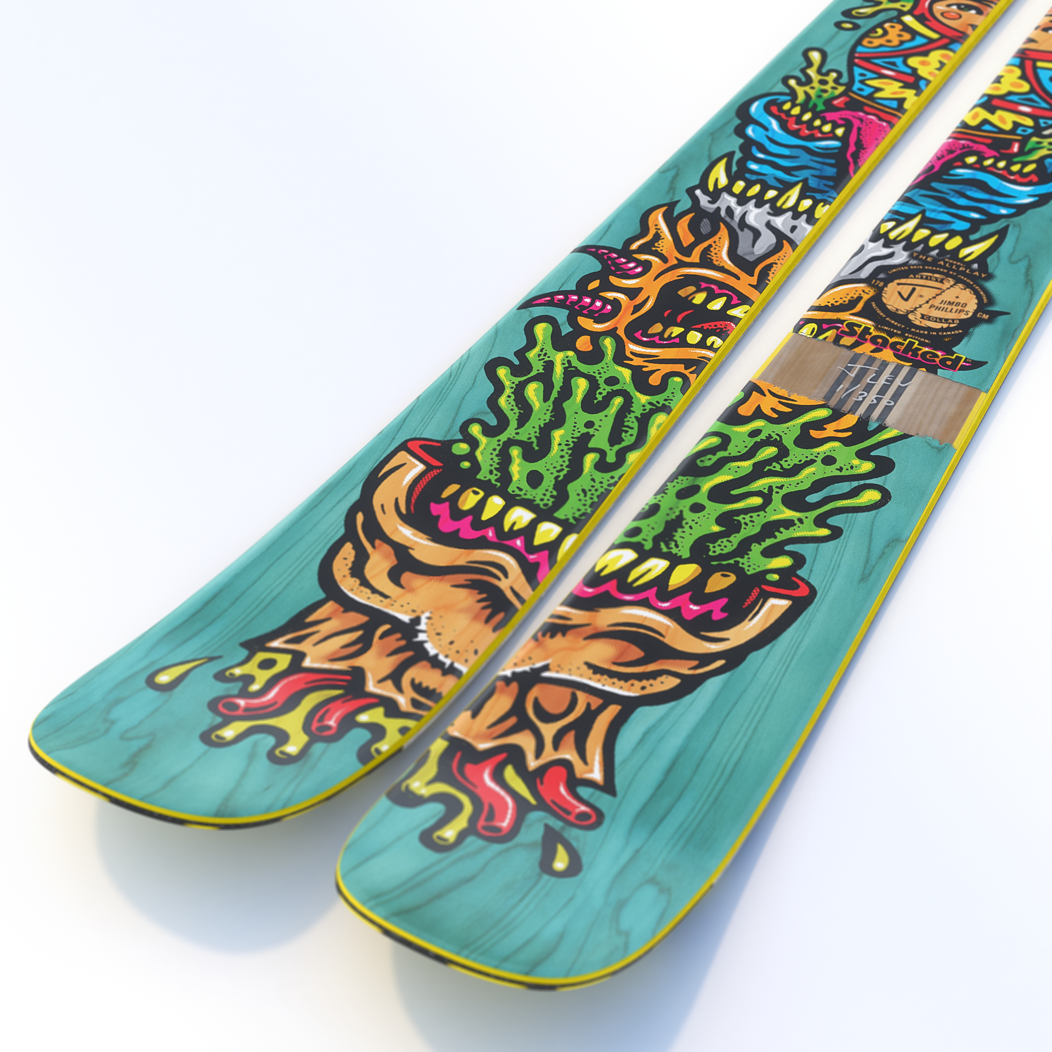 The Allplay "STACKED" Jimbo Phillips x J Collab Limited Edition Ski