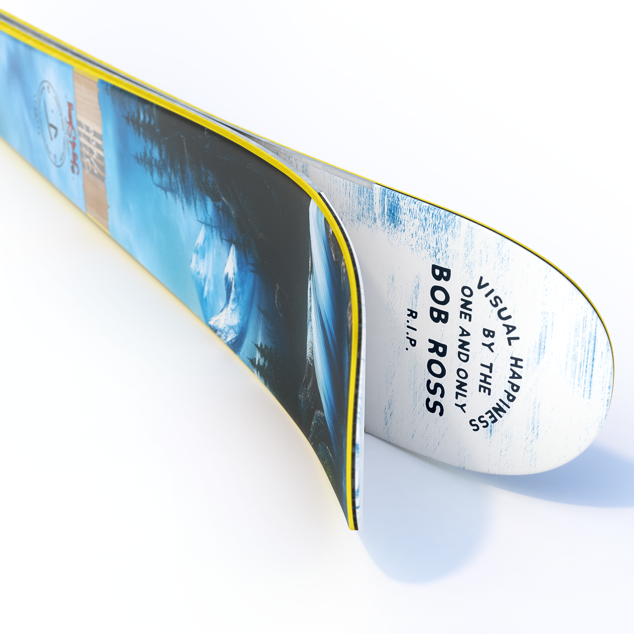 The Allplay "THE JOY OF SKIING" Bob Ross x J Collab Limited Edition Ski