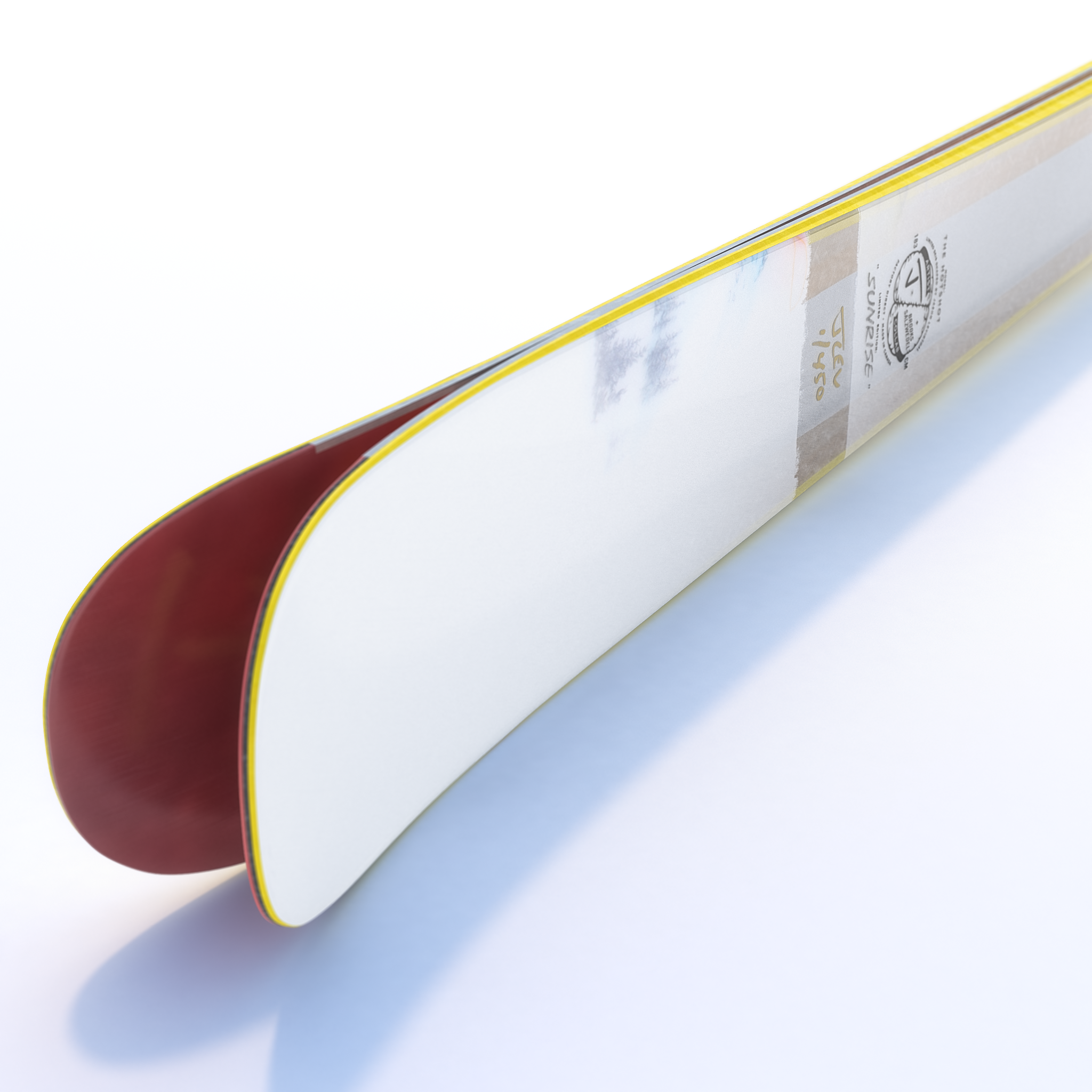 The Hotshot "SUNRISE" Brooks Salzwedel x J Collab Limited Edition Ski