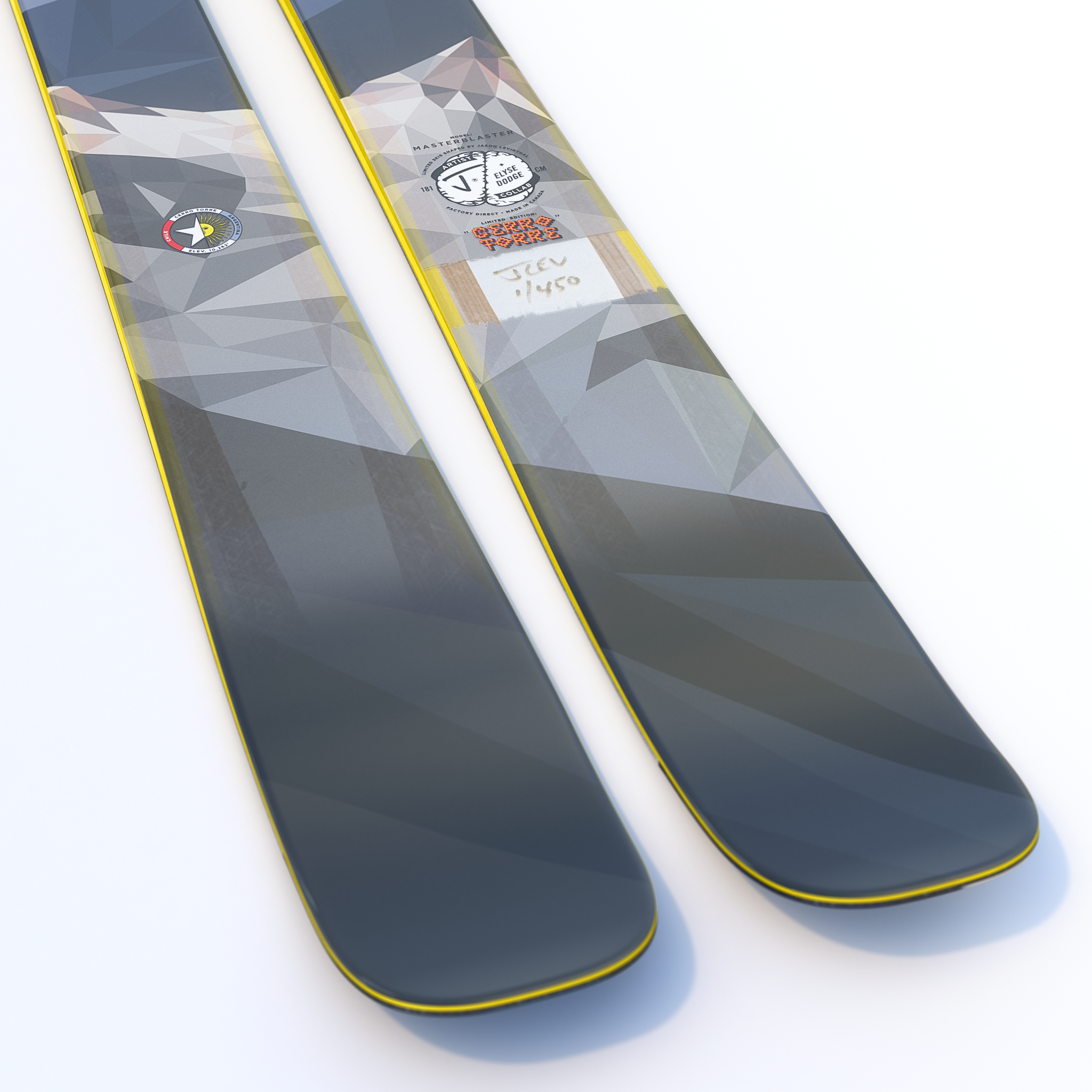 The Masterblaster "CERRO TORRE" Elyse Dodge x J Collab Limited Edition Ski