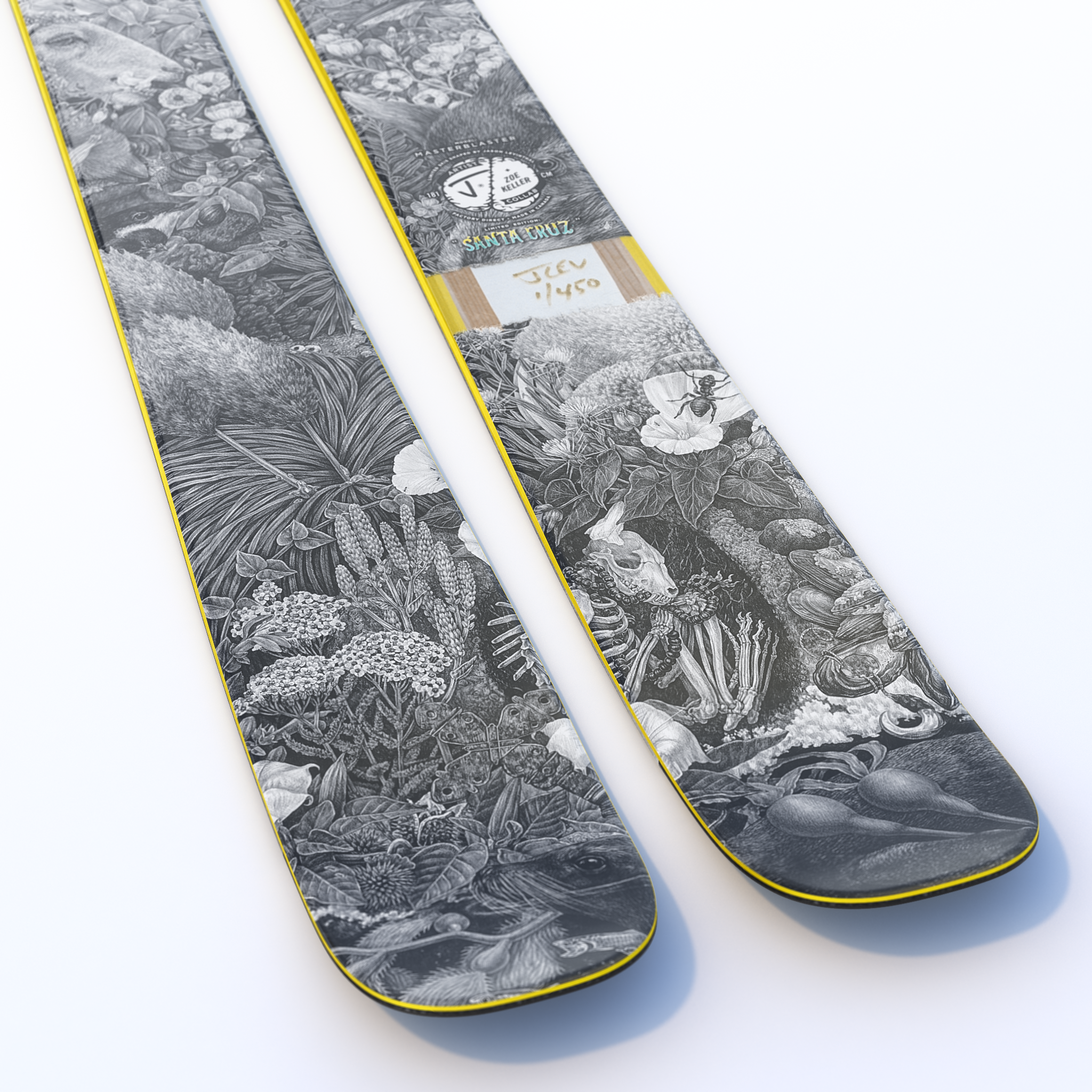 The Masterblaster "SANTA CRUZ" Zoe Keller x J Collab Limited Edition Ski