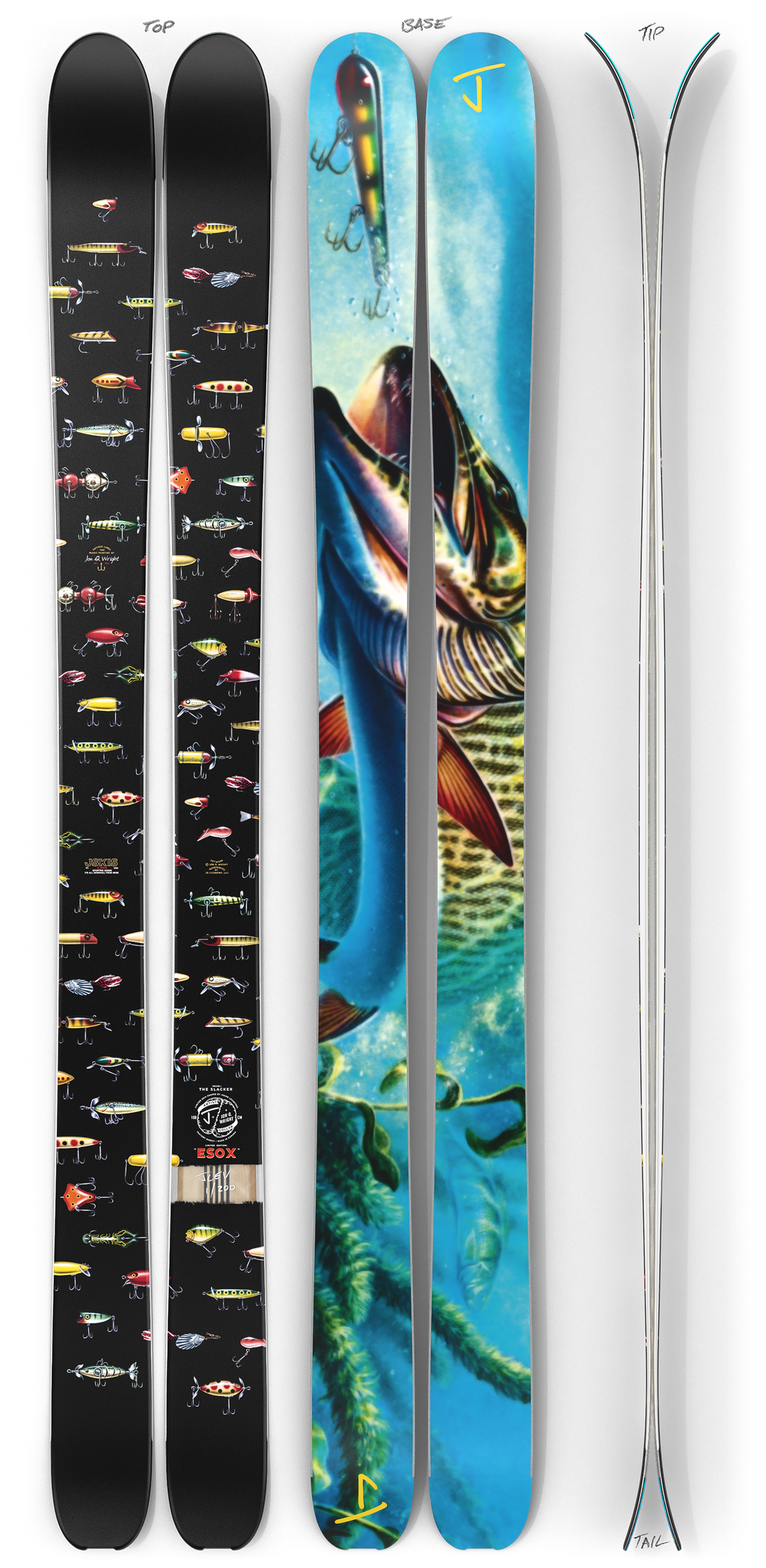 The Slacker "ESOX" Jon Q. Wright x J Collab Limited Edition Ski